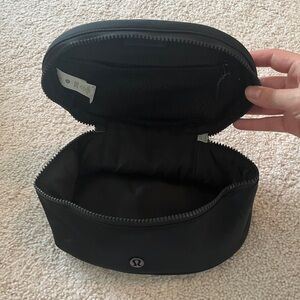 Lululemon black makeup/toiletry case